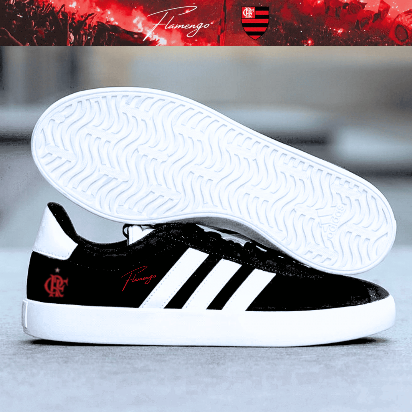 Exclusivo: Tênis Grand Court e VL Court 3.0 Signature Nova Versão Customizada do Mengão + *BRINDE 1x Caneca* - EDIÇÃO LIMITADA