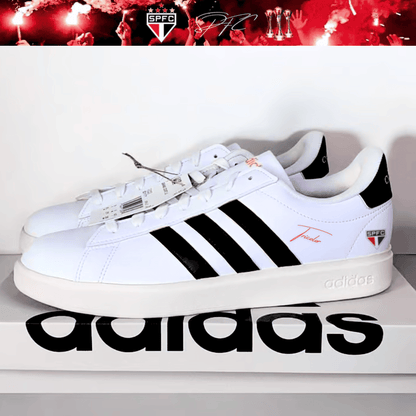 Exclusivo: Tênis Grand Court e VL Court 3.0 Signature Nova Versão Customizada do São Paulo + *BRINDE 1x Caneca* - EDIÇÃO LIMITADA