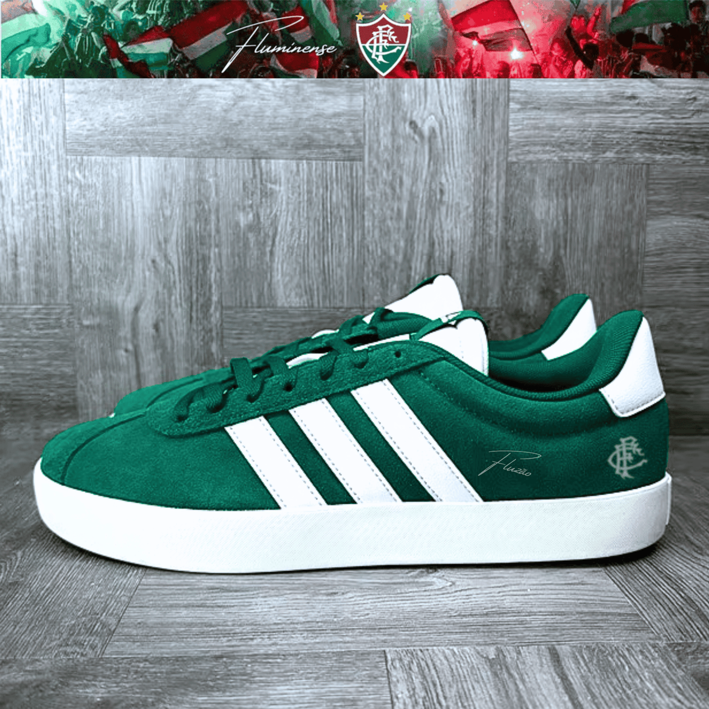 Exclusivo: Tênis Grand Court e VL Court 3.0 Signature Nova Versão Customizada do Fluzão + *BRINDE 1x Caneca* - EDIÇÃO LIMITADA